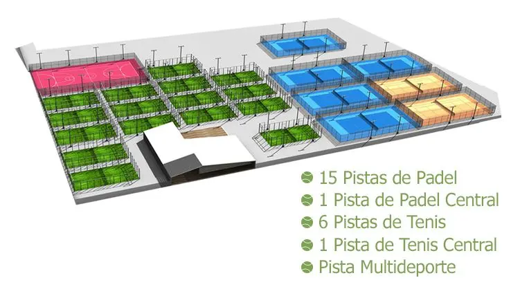 Inacua Centro Raqueta — instalación deportiva