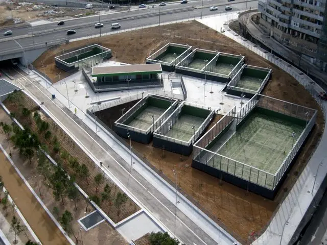 Campos Madrid Rio — instalación deportiva